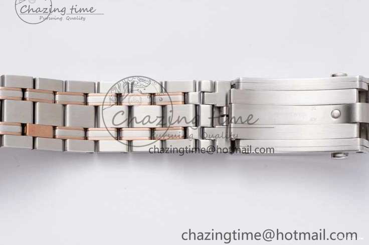 1218 UrbanChic Seamaster Diver 300M SS RG Black Ceramic Bezel JVSF 1:1 Best Edition Black Dial on SS RG Bracelet A 7786